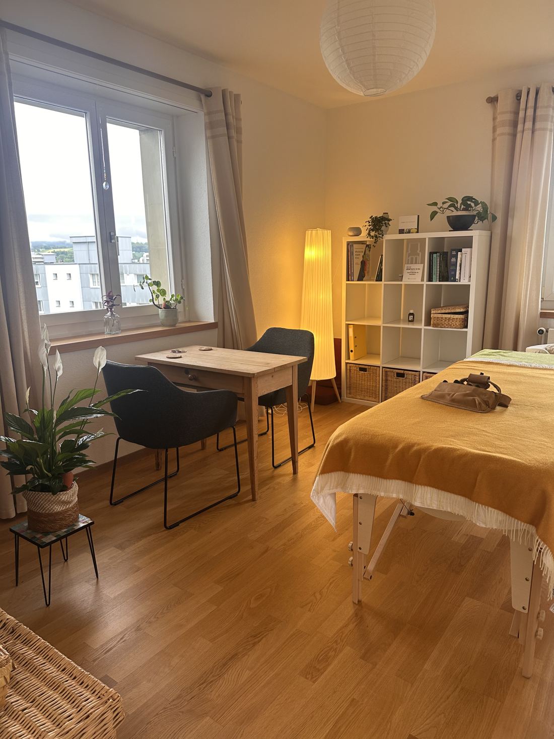 L'espace de consultation chaleureux à Fribourg