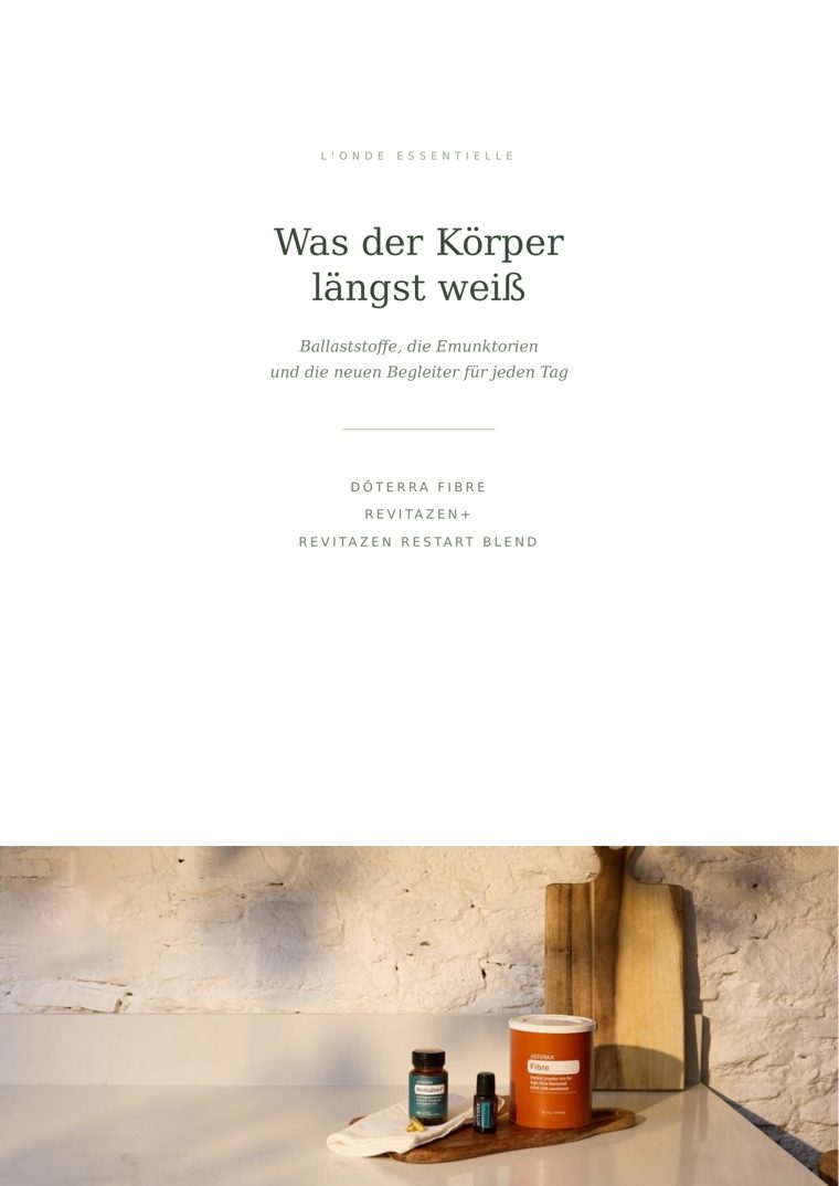 Sonderheft — Was der Körper längst weiss